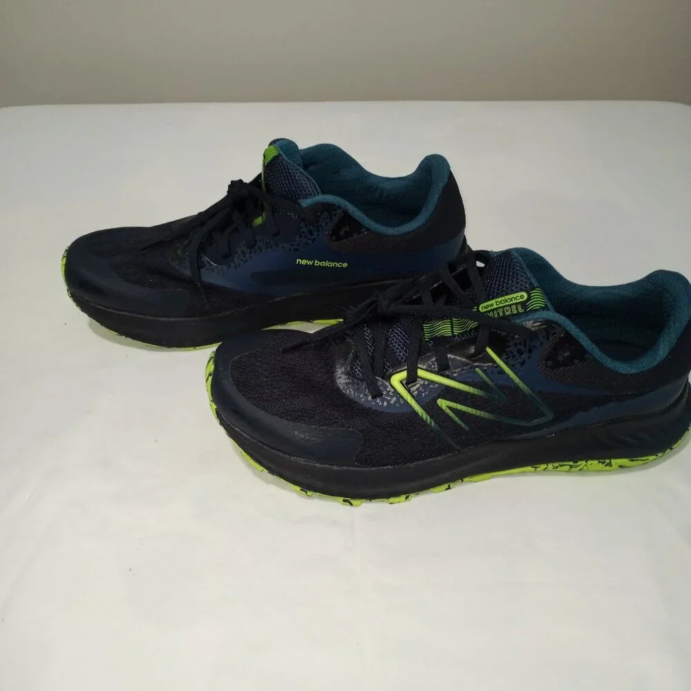 NEW BALANCE NITRIL MENS SNEAKERS SIZE 13 BLUE NEON GREEN - Picture 6 of 10